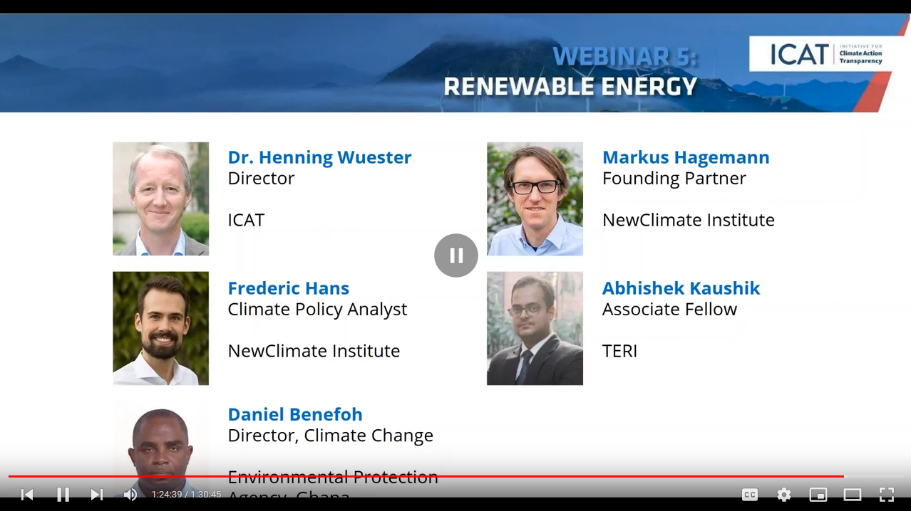 Webinar Renewable Energy Assessment Guide ICAT   Energy Guide Webinar 