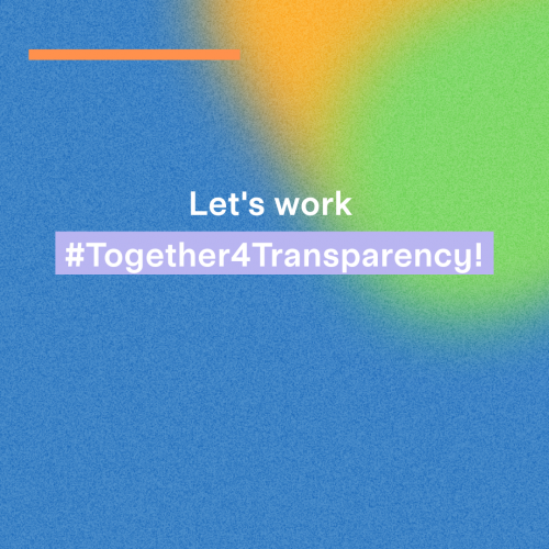 #Together4Transparency 2024 Digital Campaign