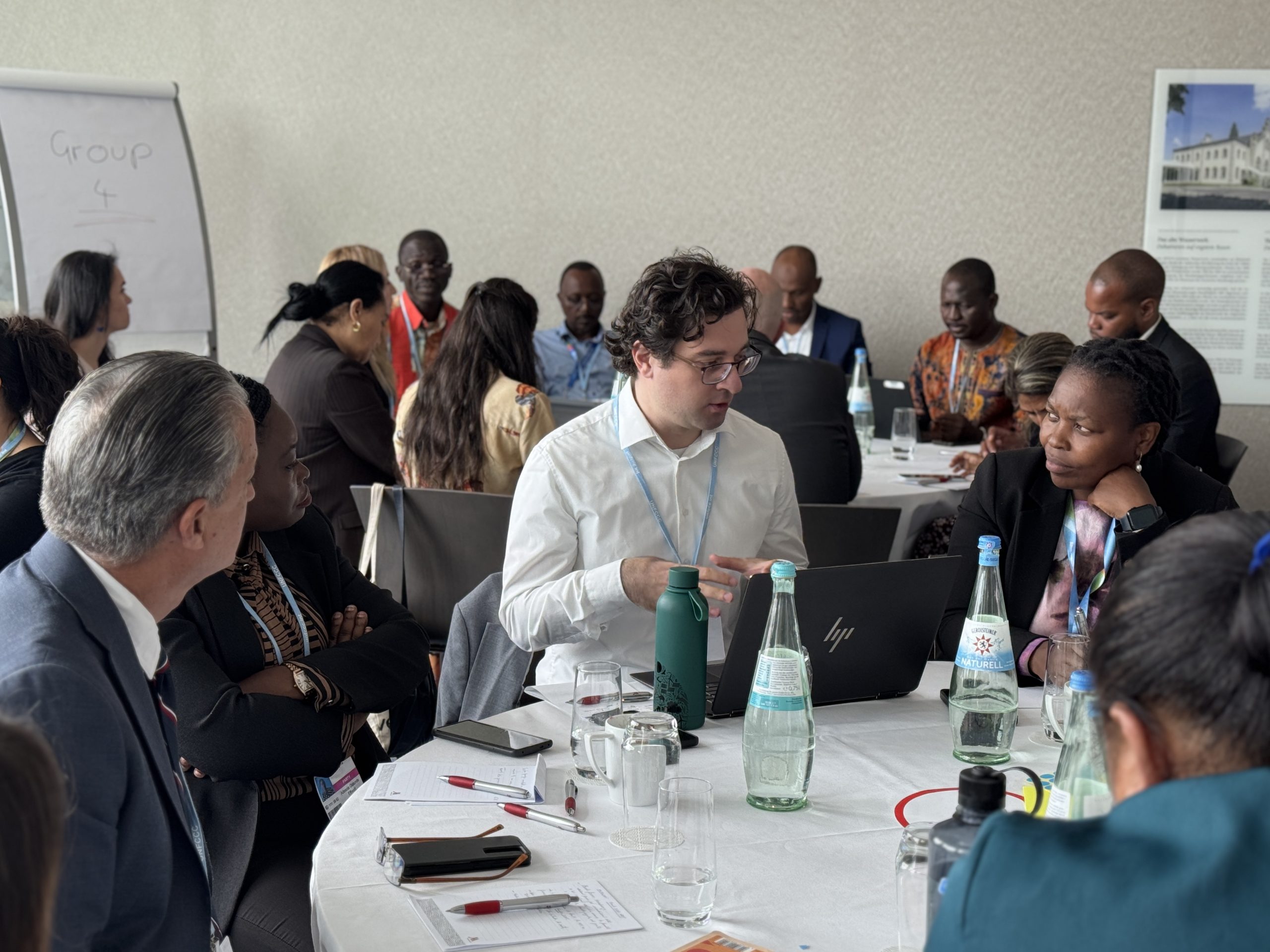 Workshop participants engage in discussions. 